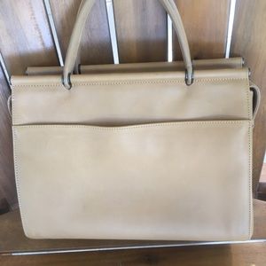 COACH Vintage Handbag w Outside Pocket Top Zipper